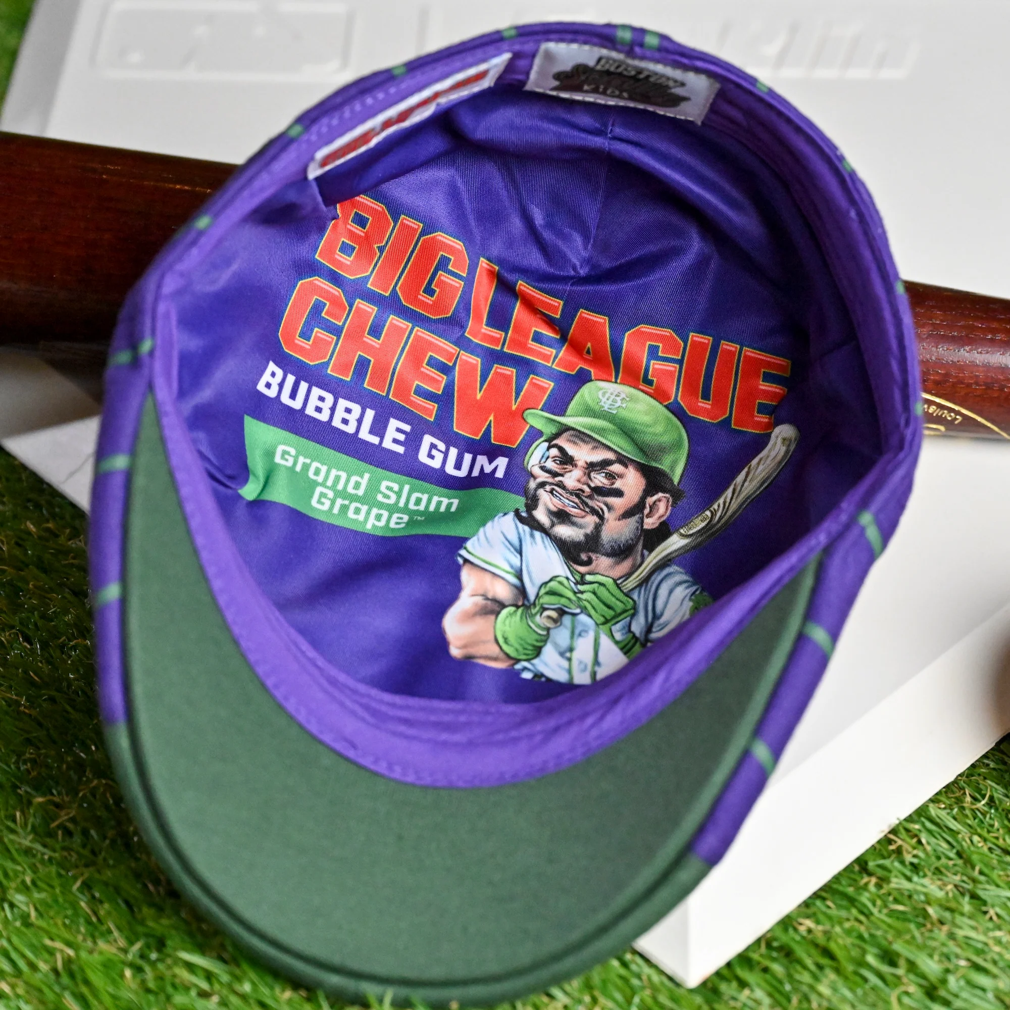 The Big League Chew Kids Boston Scally Cap - Grand Slam Grape - Image 11