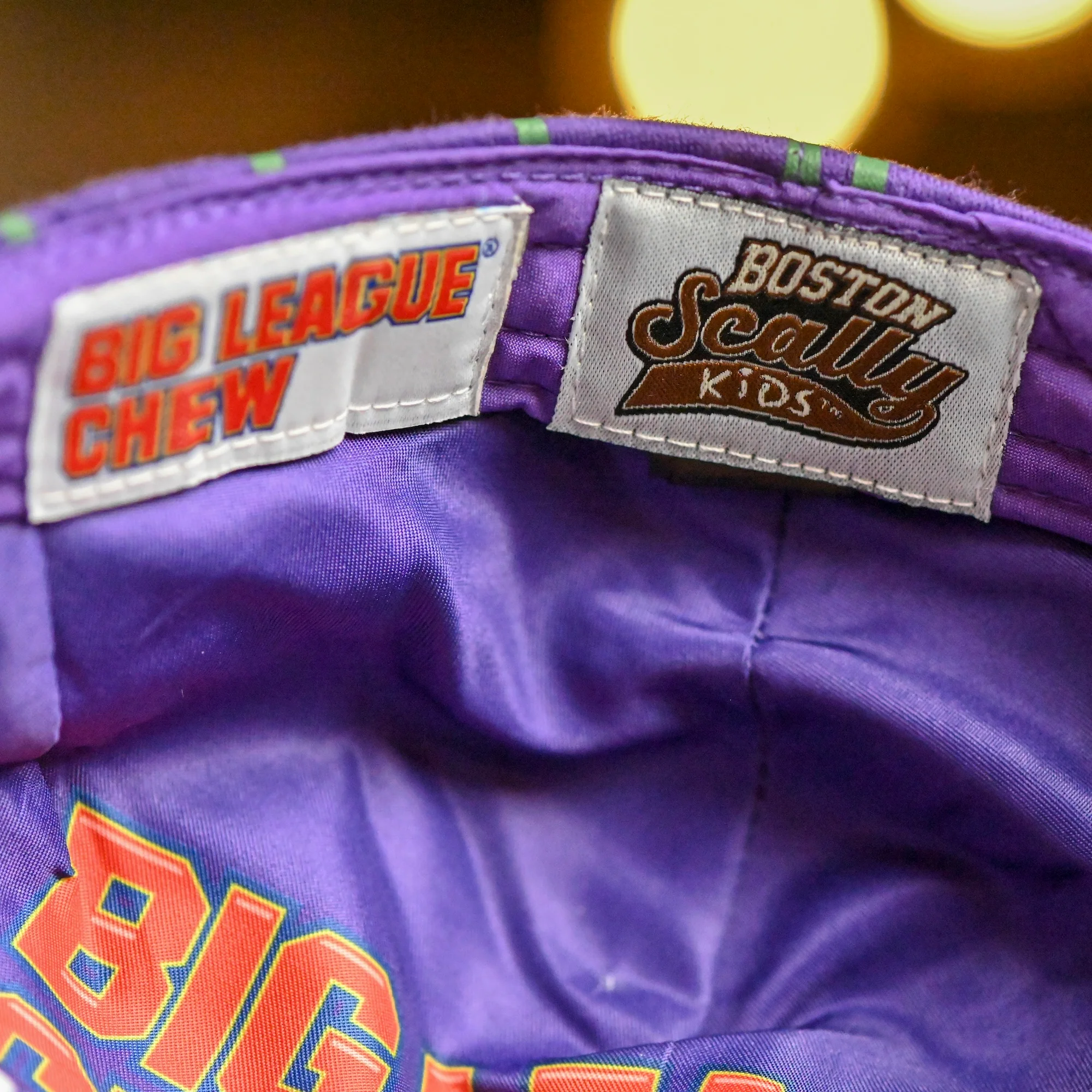 The Big League Chew Kids Boston Scally Cap - Grand Slam Grape - Image 12