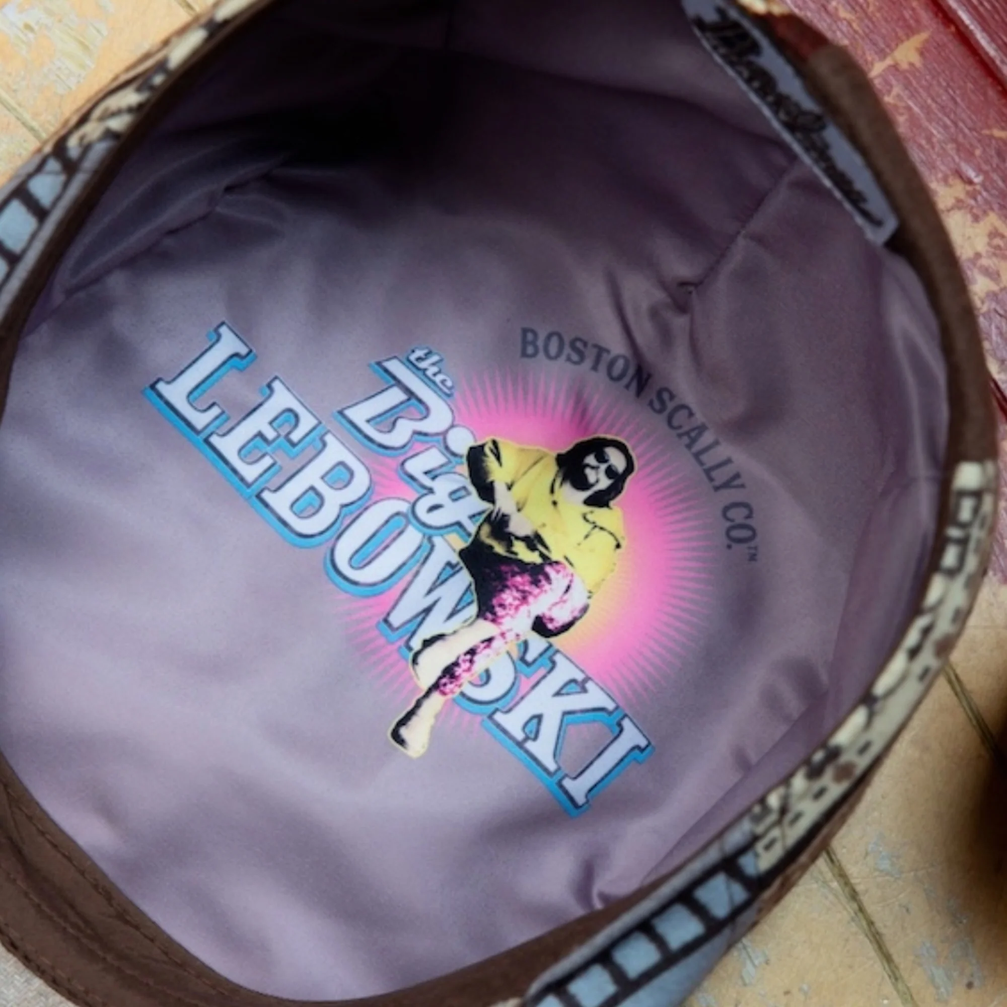The Big Lebowski Boston Scally Cap - The Dude Patchwork - Image 11