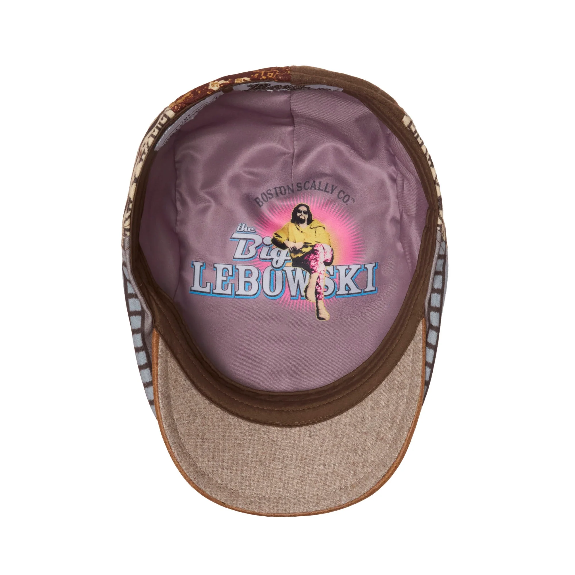 The Big Lebowski Boston Scally Cap - The Dude Patchwork - Image 3