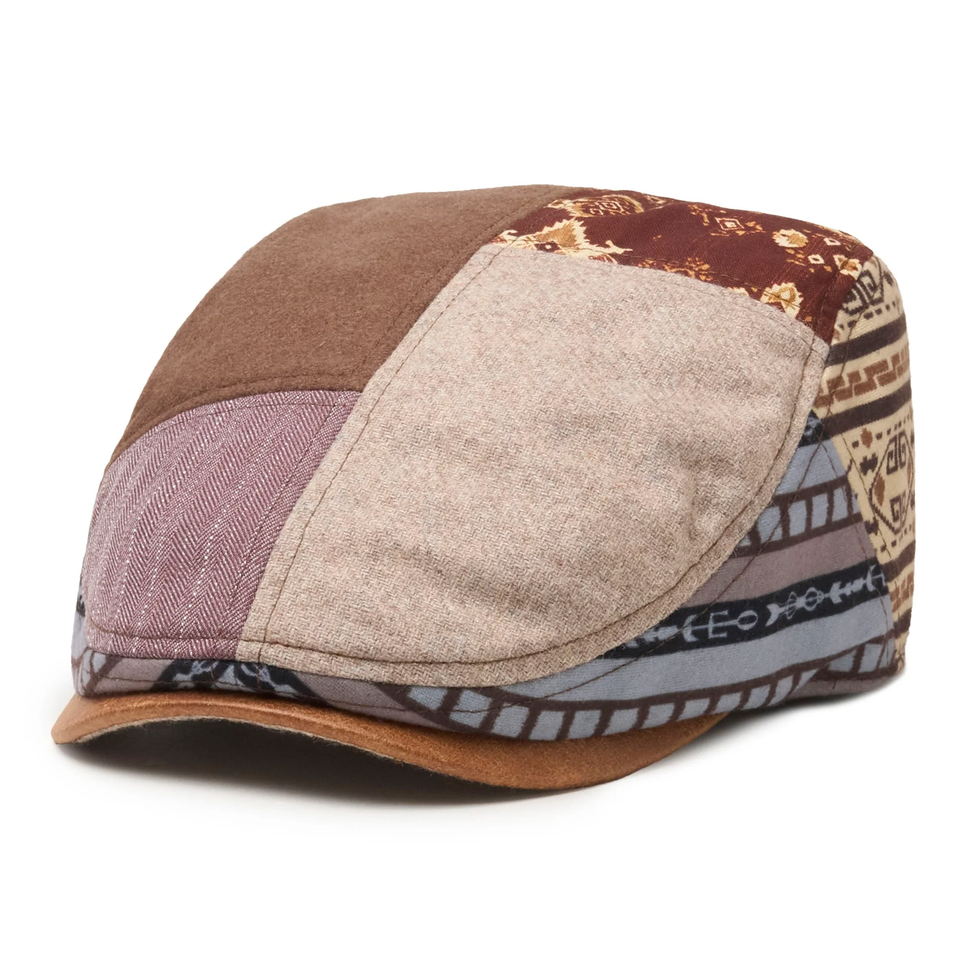 The Big Lebowski Boston Scally Cap - The Dude Patchwork - Image 4