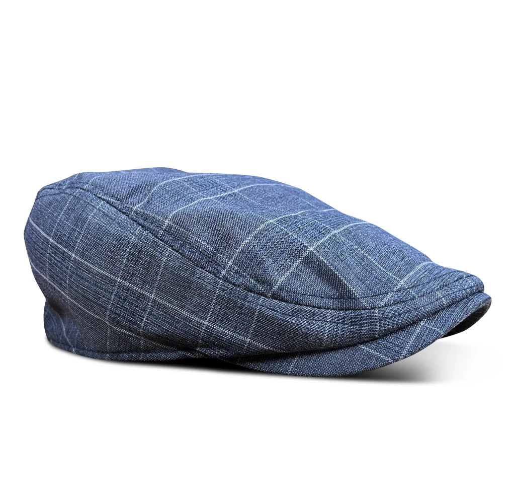 The Birdie Boston Scally Cap - Slate Plaid - Image 6
