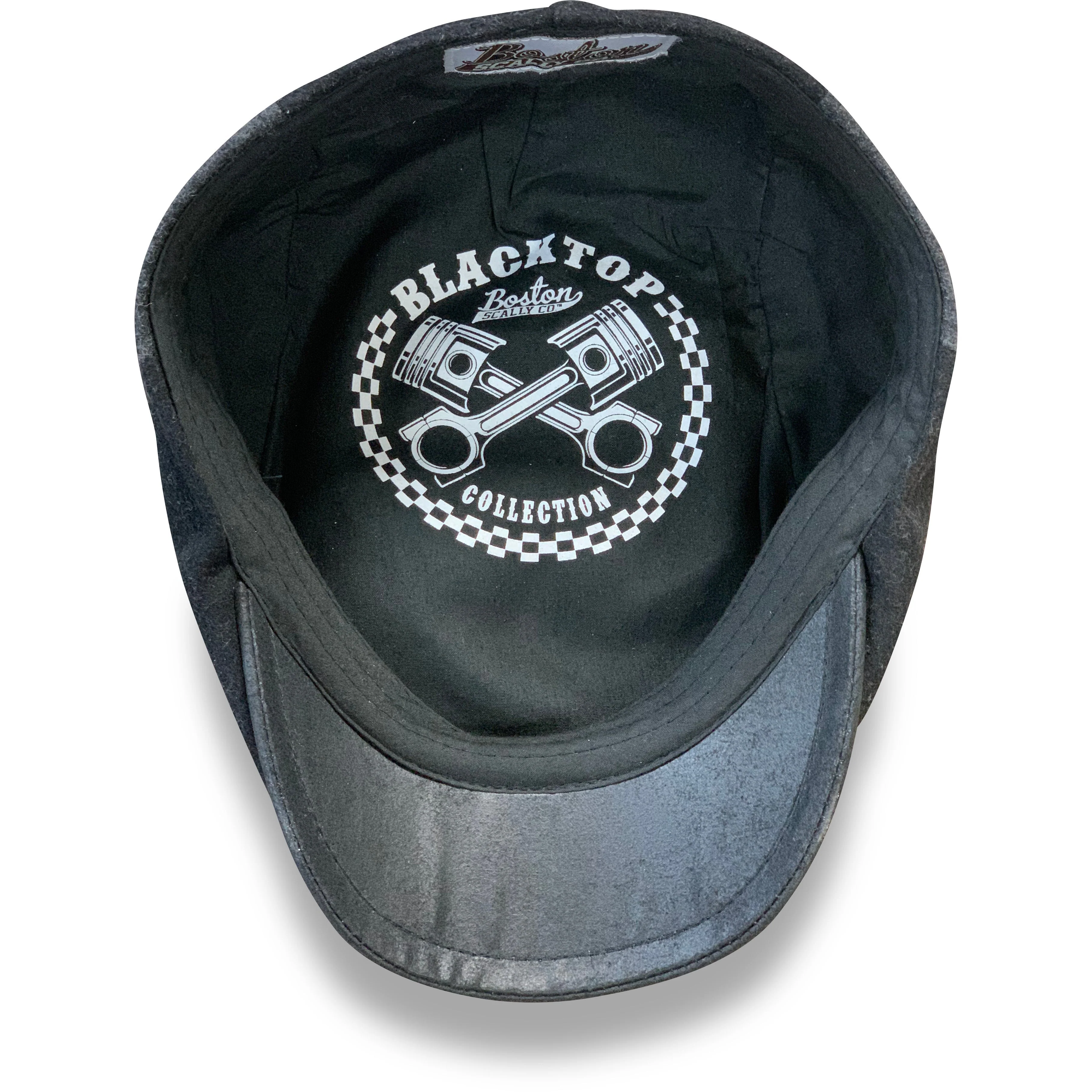 The Blacktop Boston Scally Cap - Black - Image 2