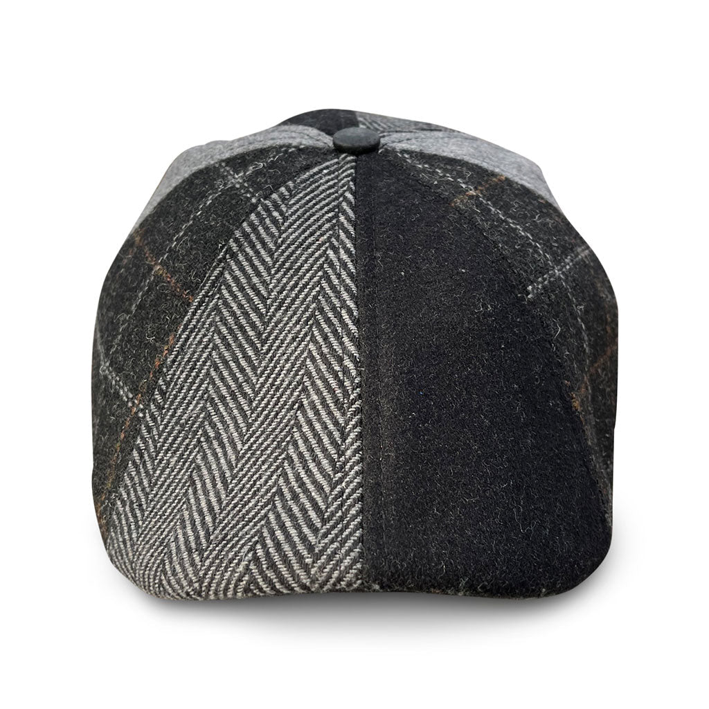 The Bootstrap Boston Scally Cap - Black & Grey Plaid - Image 5