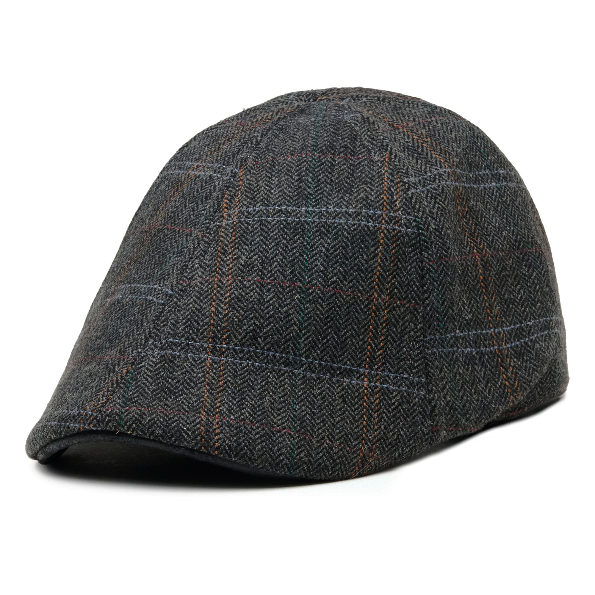 The Bourbon Boston Scally Cap - Smoke & Peat Plaid - Image 3
