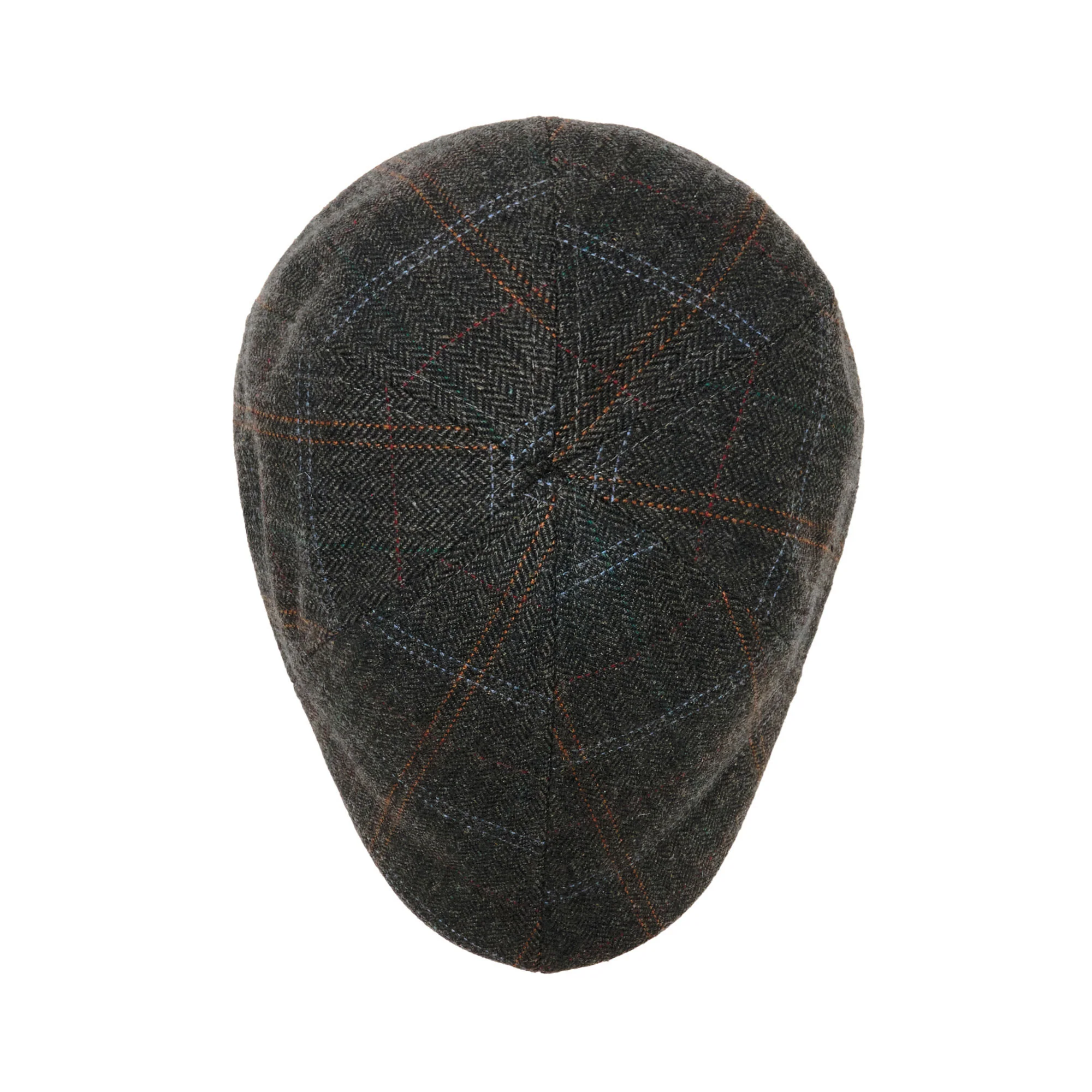 The Bourbon Boston Scally Cap - Smoke & Peat Plaid - Image 6
