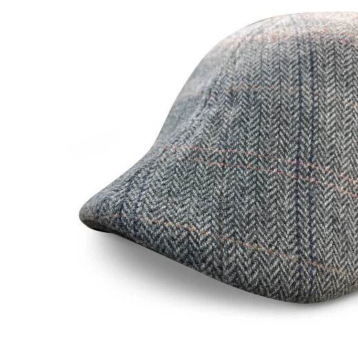 The Bourbon Boston Scally Cap - Steel Oak Plaid - Image 3
