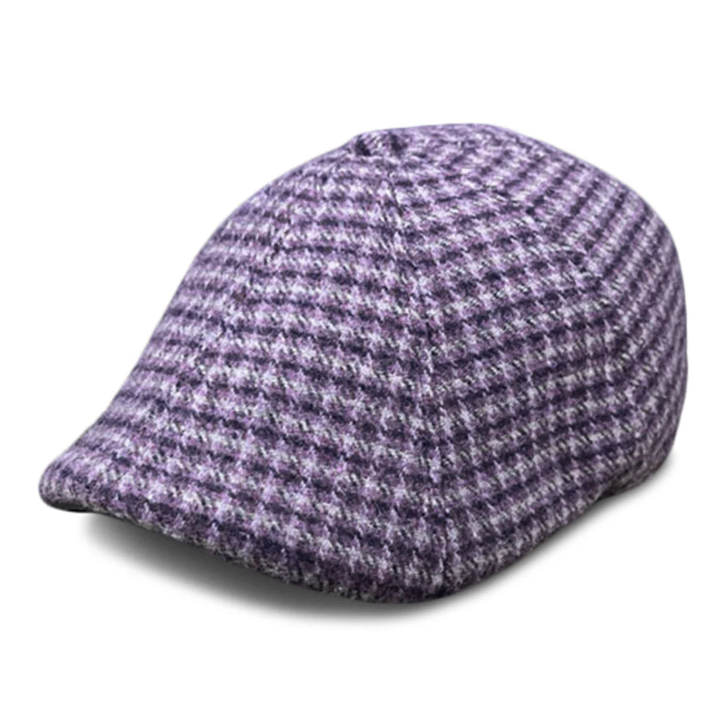 The Braveheart Boston Scally Cap - Thistle and Grey - Image 3