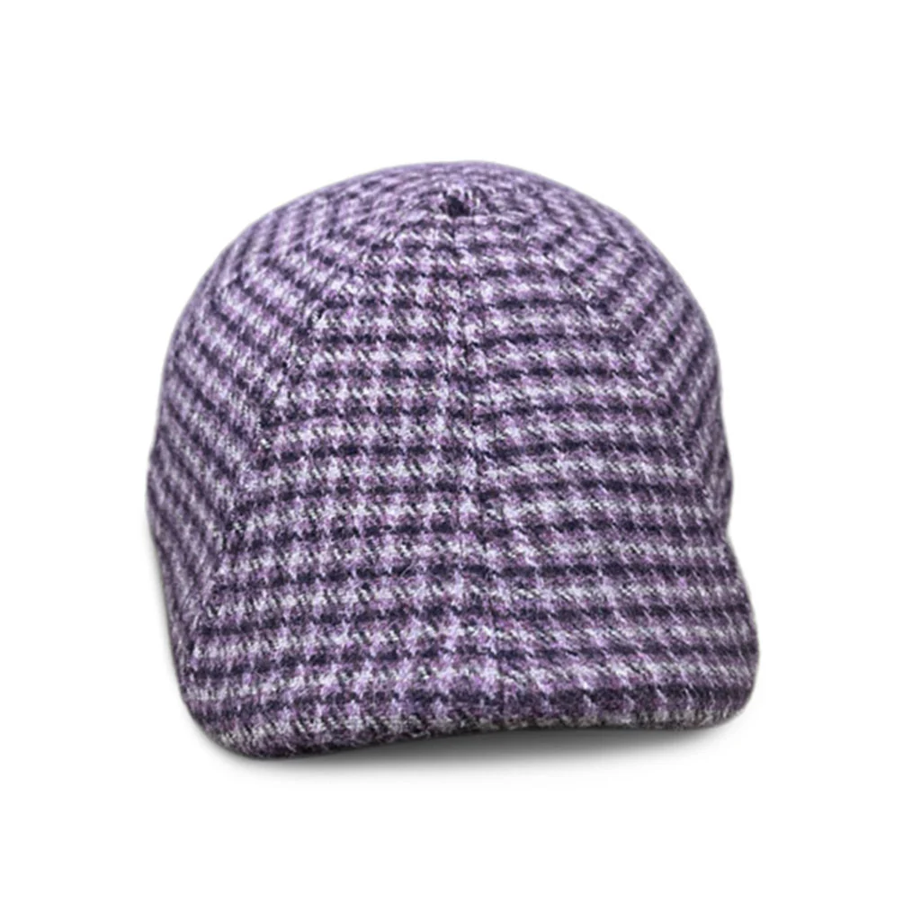 The Braveheart Boston Scally Cap - Thistle and Grey - Image 4
