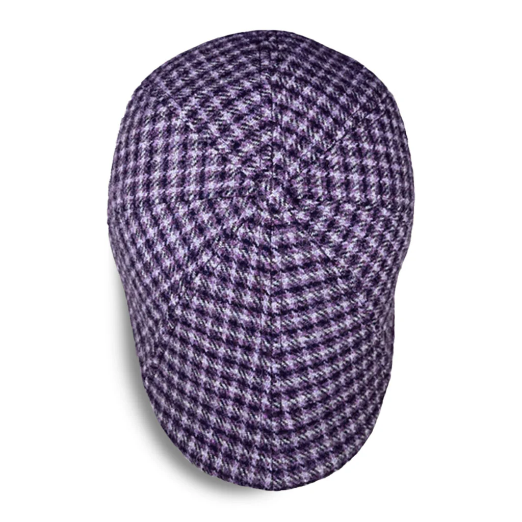 The Braveheart Boston Scally Cap - Thistle and Grey - Image 6