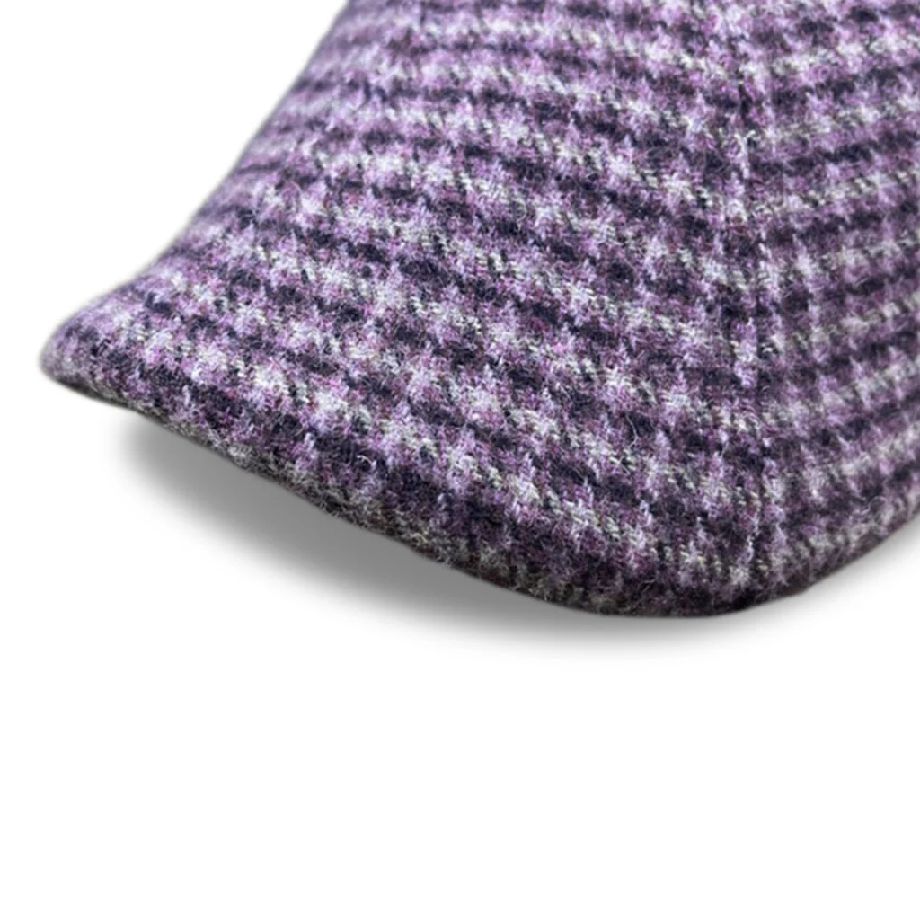 The Braveheart Boston Scally Cap - Thistle and Grey - Image 8