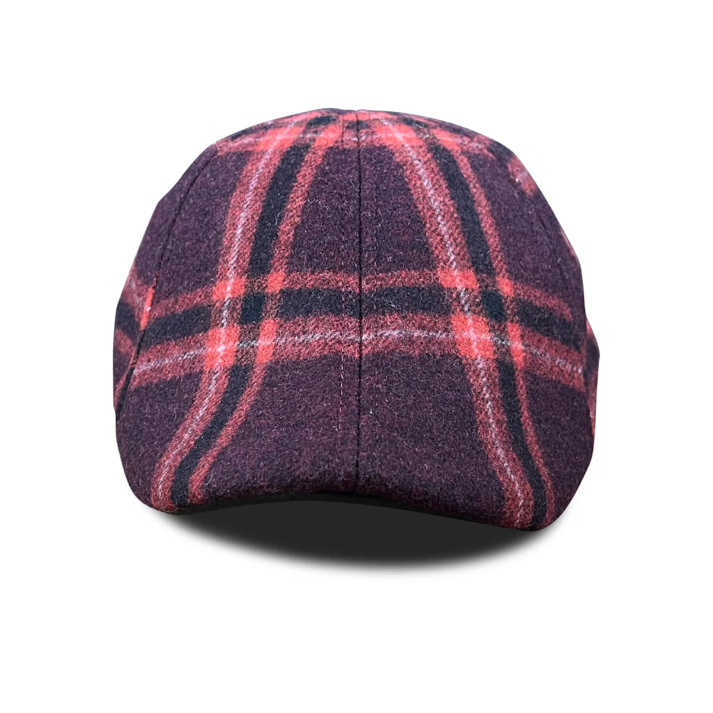 The Brawn Boston Scally Cap - Red Plaid - Image 4