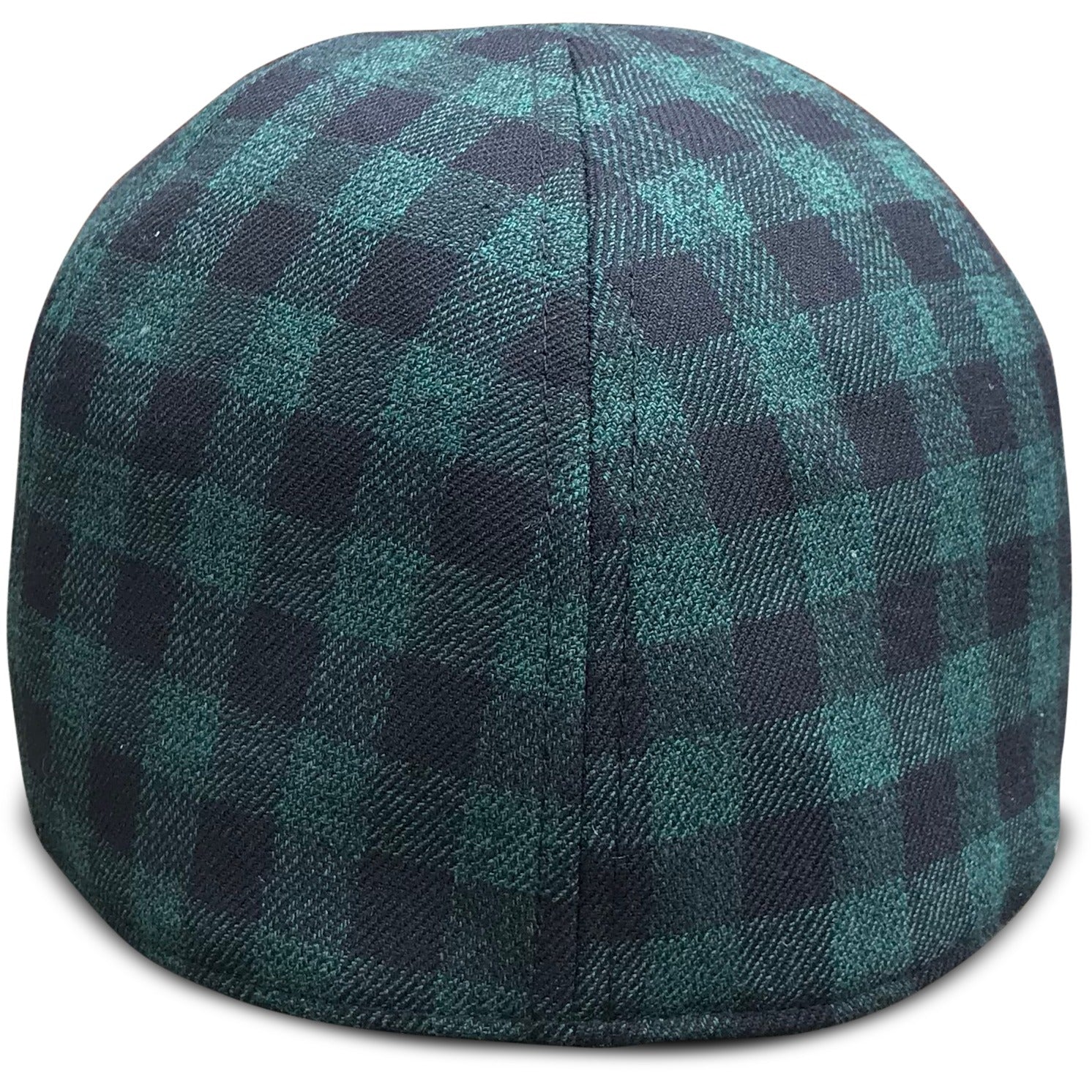 The Brogue Boston Scally Cap - Forest Green & Black Plaid - Image 5