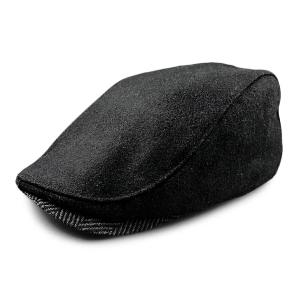 The Sidestreet Boston Scally Cap - Black - Image 4