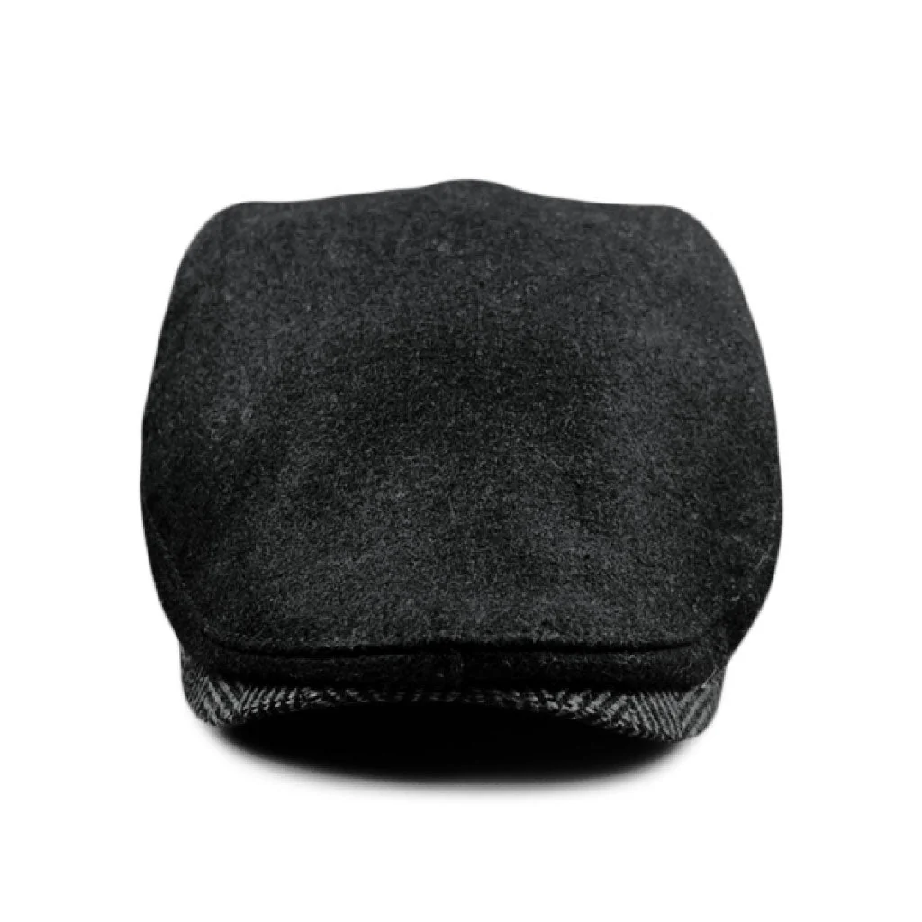 The Sidestreet Boston Scally Cap - Black - Image 5
