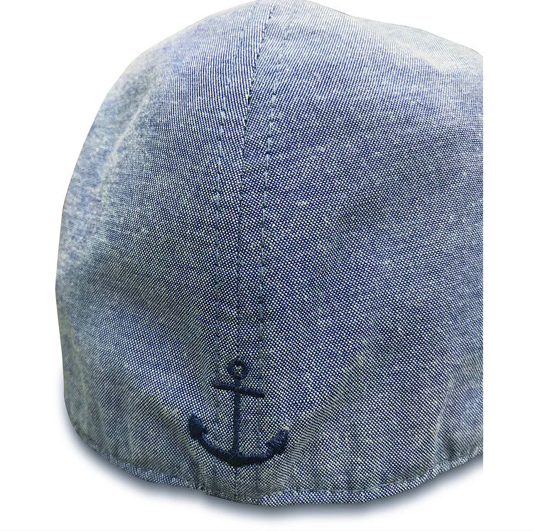 The Cape Codder Boston Scally Cap - Anchor & Saltbox Blue - Image 6