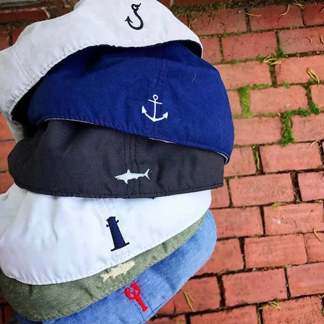 The Cape Codder Boston Scally Cap - Anchor & Marine Blue - Image 6