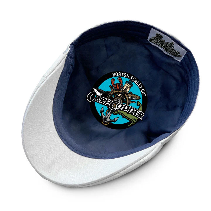 The Cape Codder Boston Scally Cap - Fish Hook & Grey Sand - Image 3