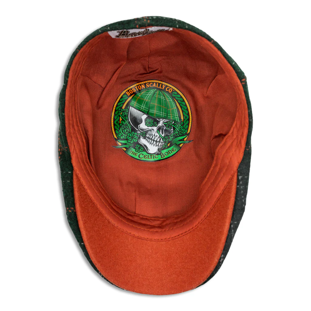 The Celtic Bone Boston Scally Cap - Green - Image 3