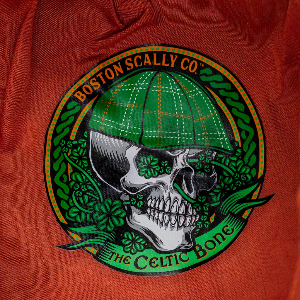 The Celtic Bone Boston Scally Cap - Green - Image 9