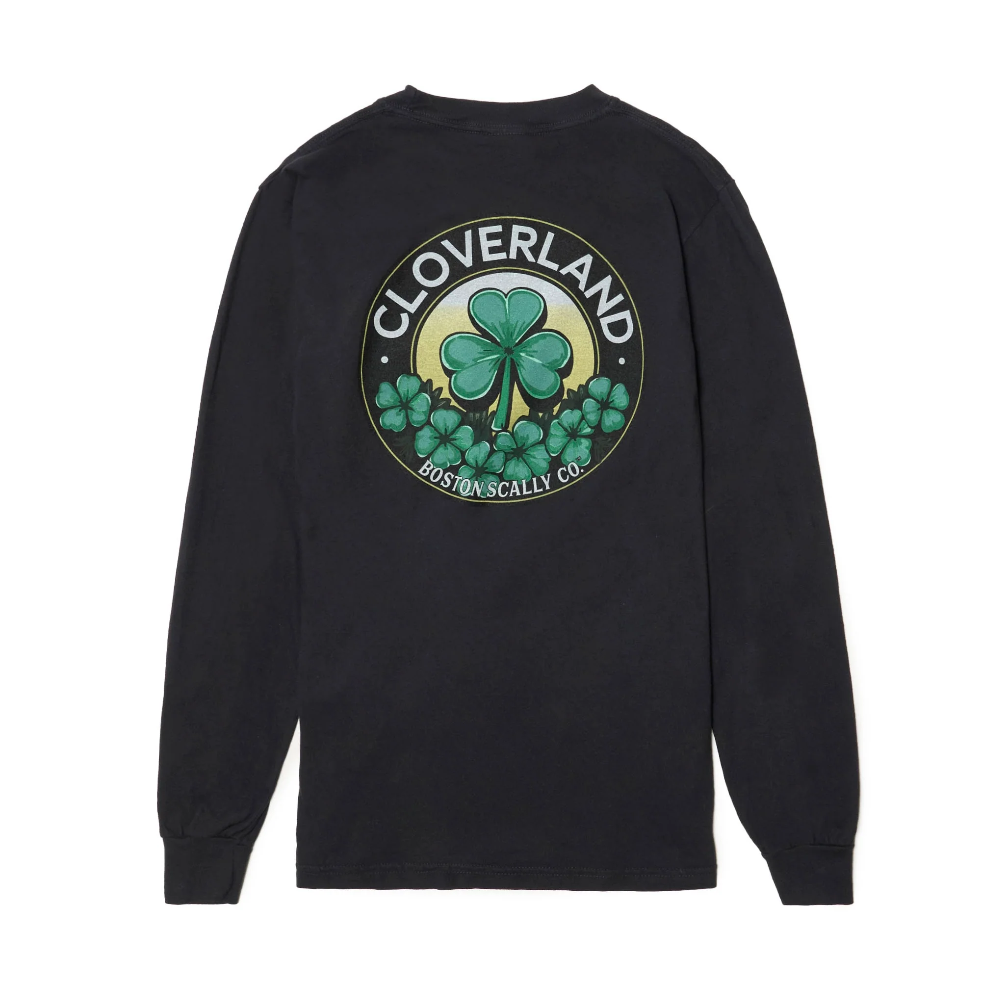The Cloverland Long Sleeve Tee T-Shirt - Black - Image 2