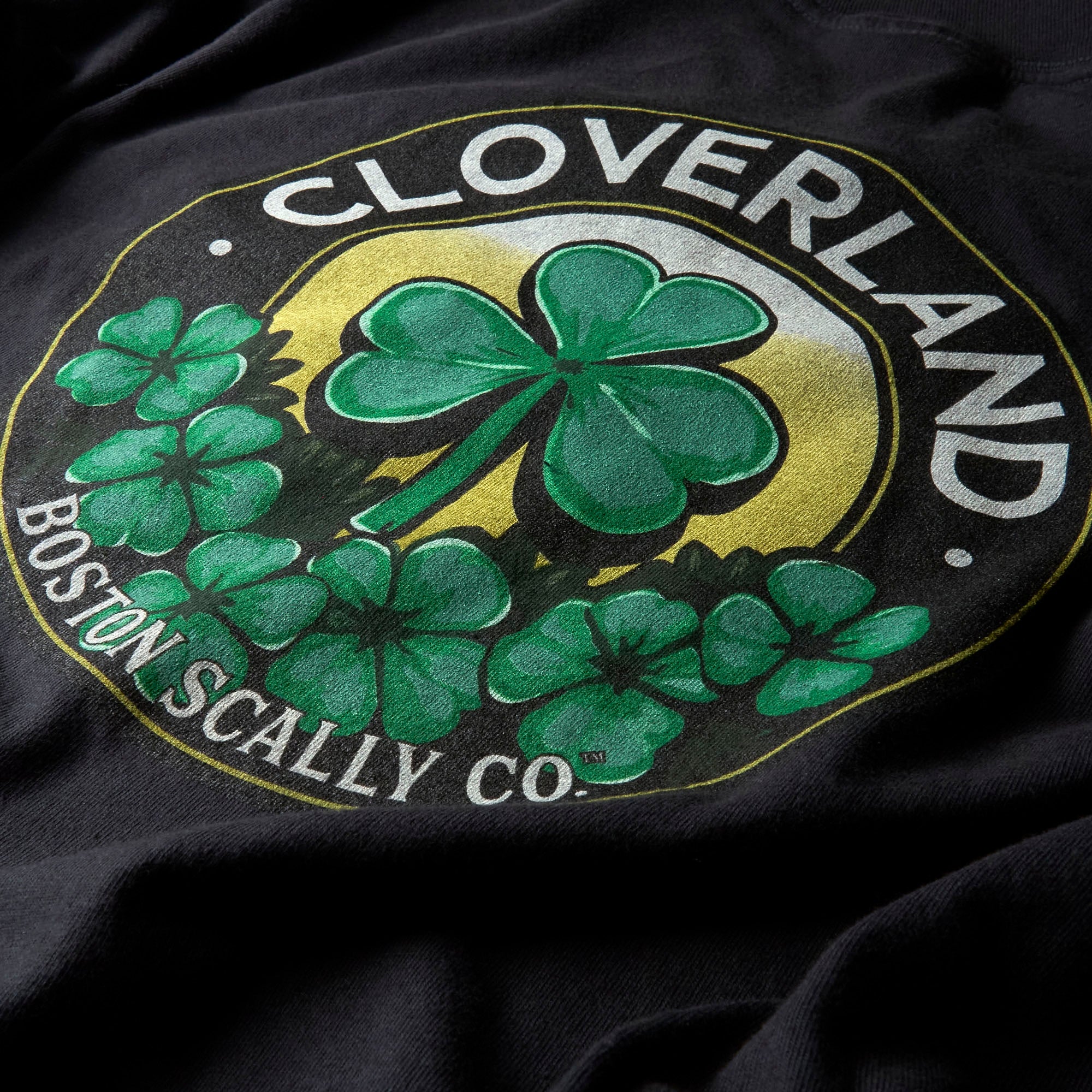 The Cloverland Long Sleeve Tee T-Shirt - Black - Image 3