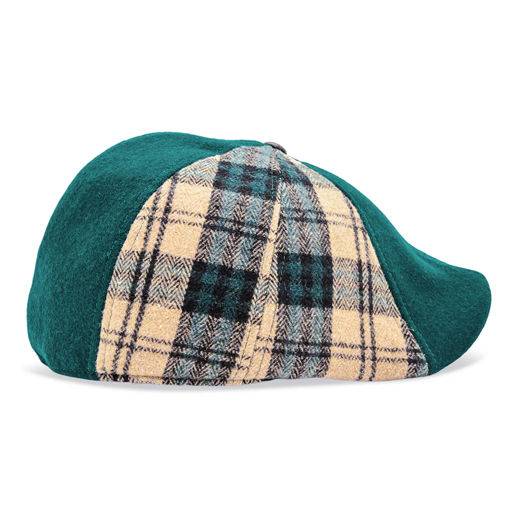 The Craic Boston Scally Cap - Emerald and Ale Plaid - Image 10