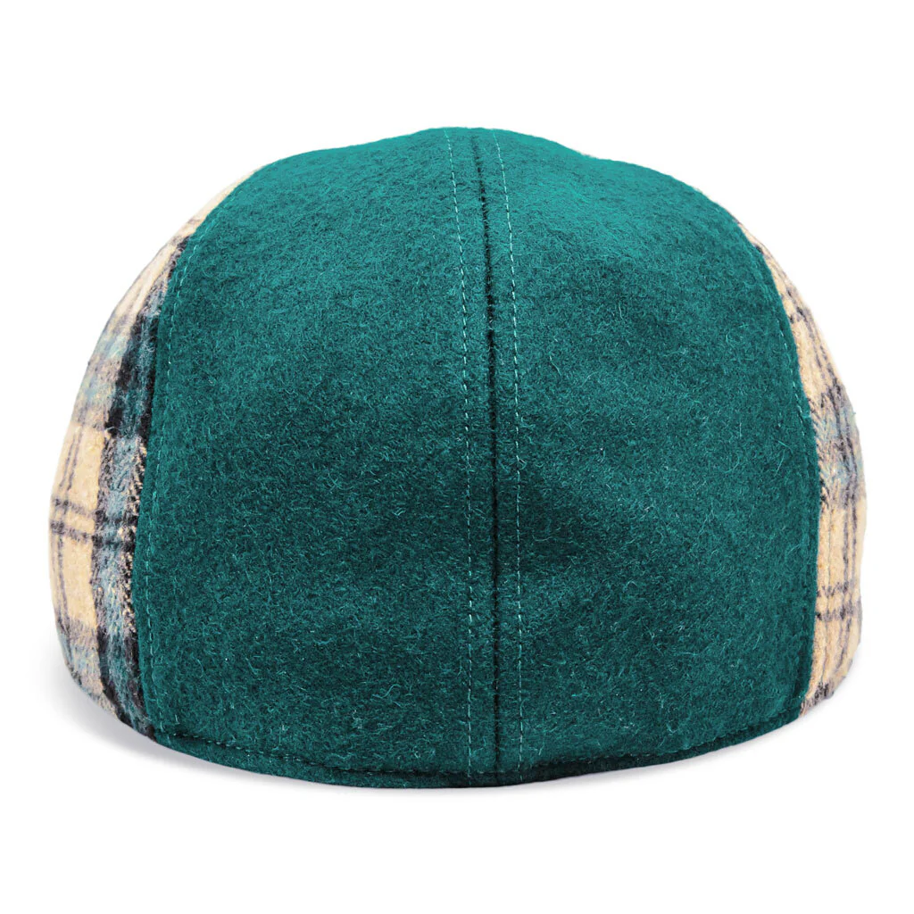 The Craic Boston Scally Cap - Emerald and Ale Plaid - Image 8