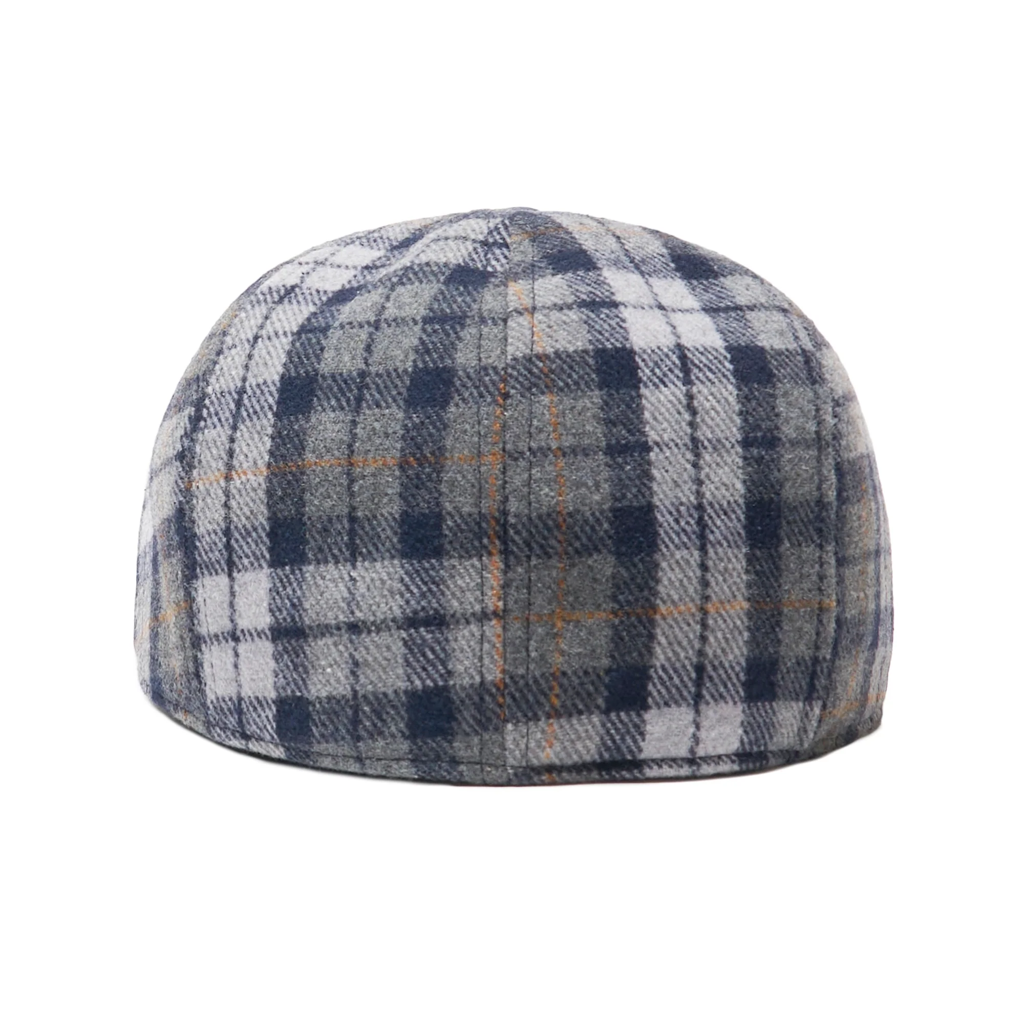 Dustin “The Diamond” Poirier Boston Scally Cap - Blue & Grey Plaid - Image 5