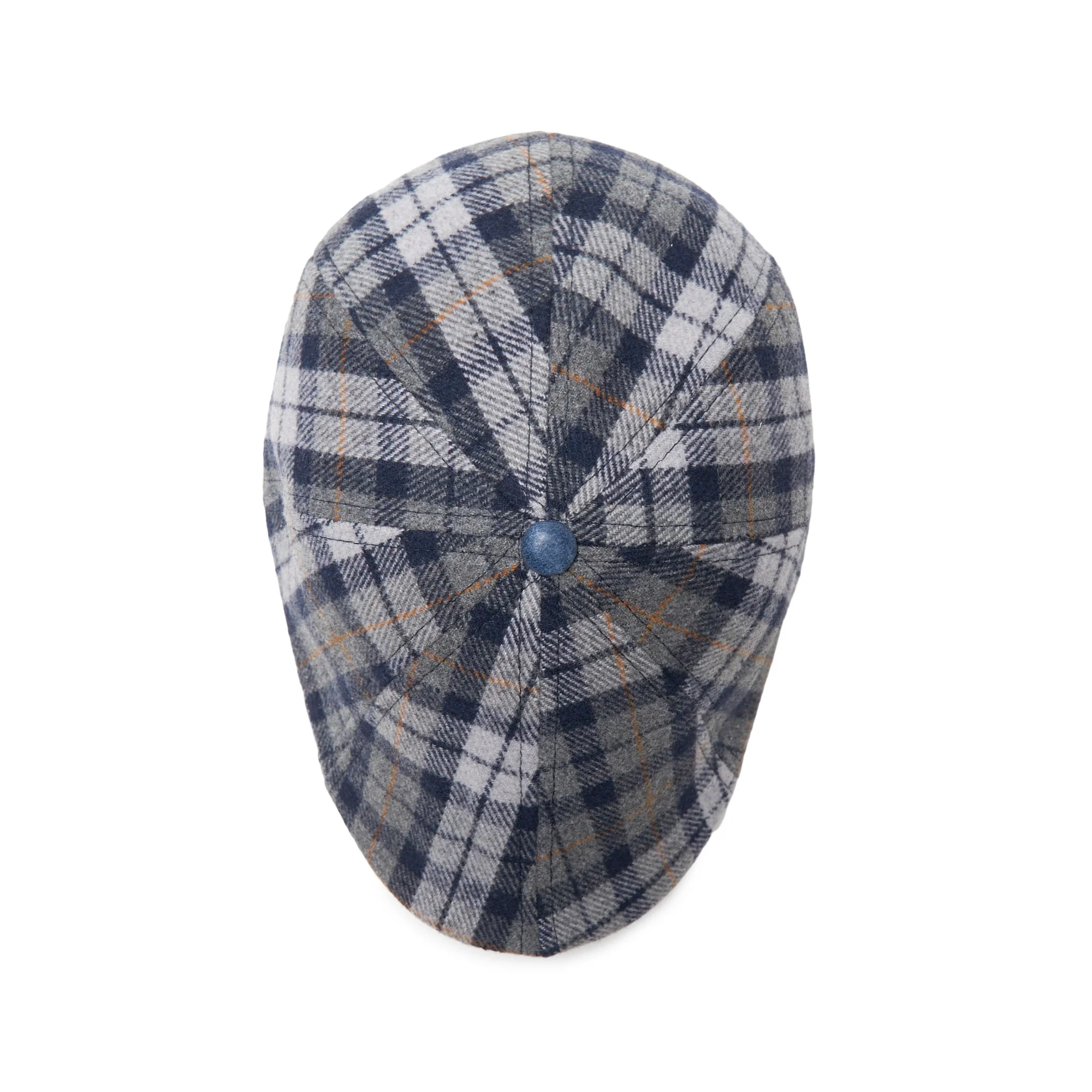 Dustin “The Diamond” Poirier Boston Scally Cap - Blue & Grey Plaid - Image 6