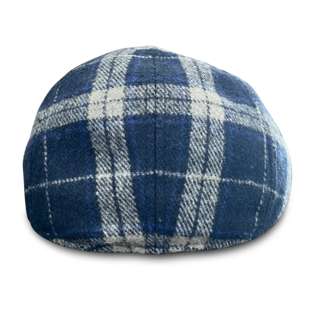 The Distillery Boston Scally Cap - Blue Mash Plaid - Image 6