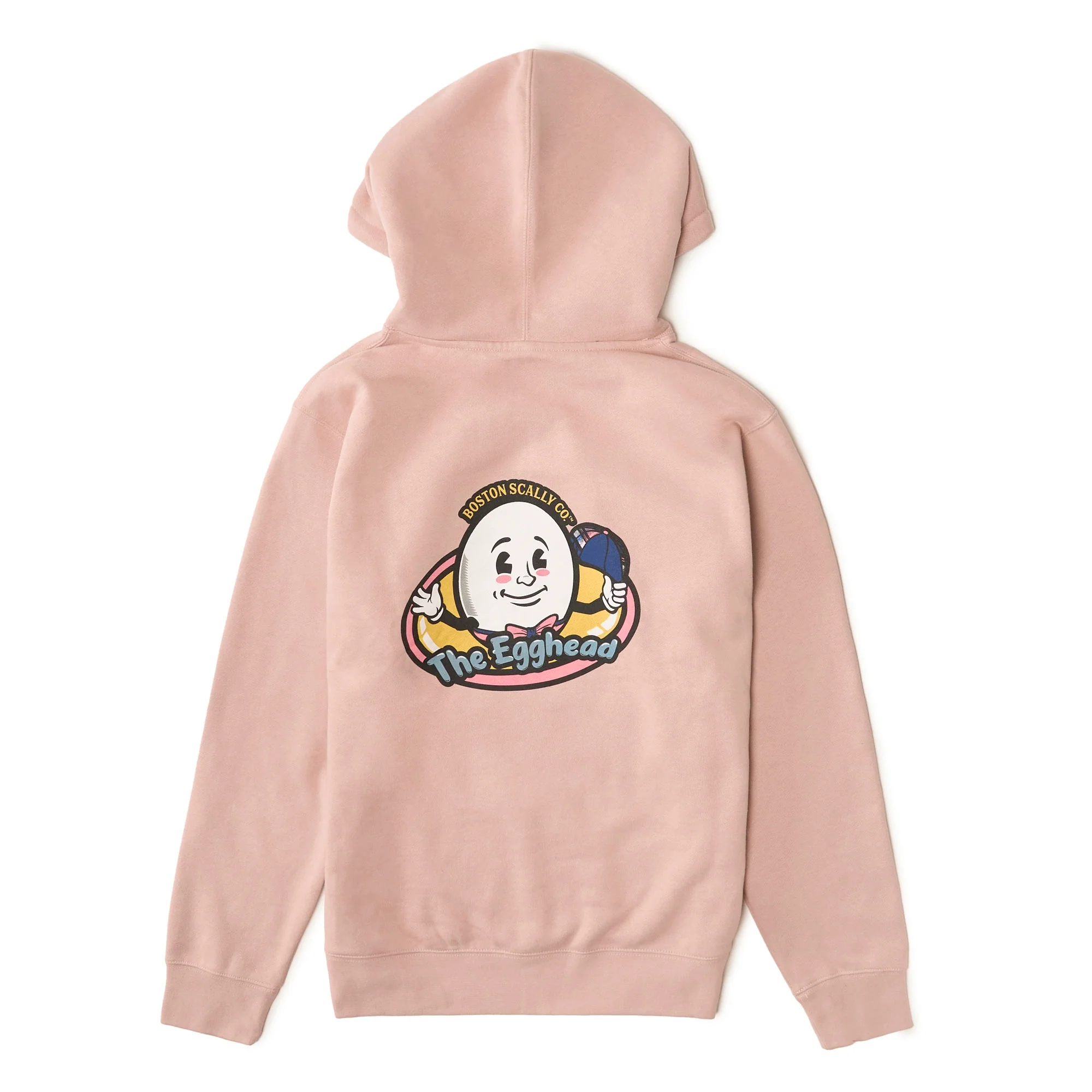 Boston Scally The Egghead Hoodie - Dusty Pink - Image 2