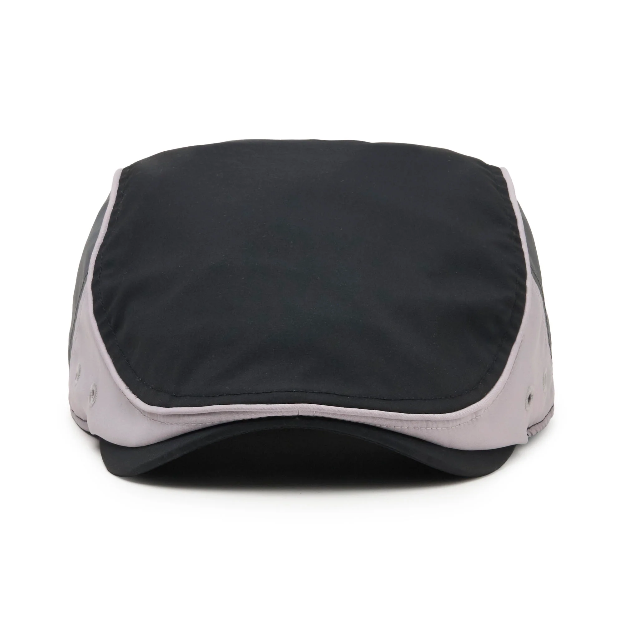 The Fairway Boston Scally Cap - Black with Grey - Image 5