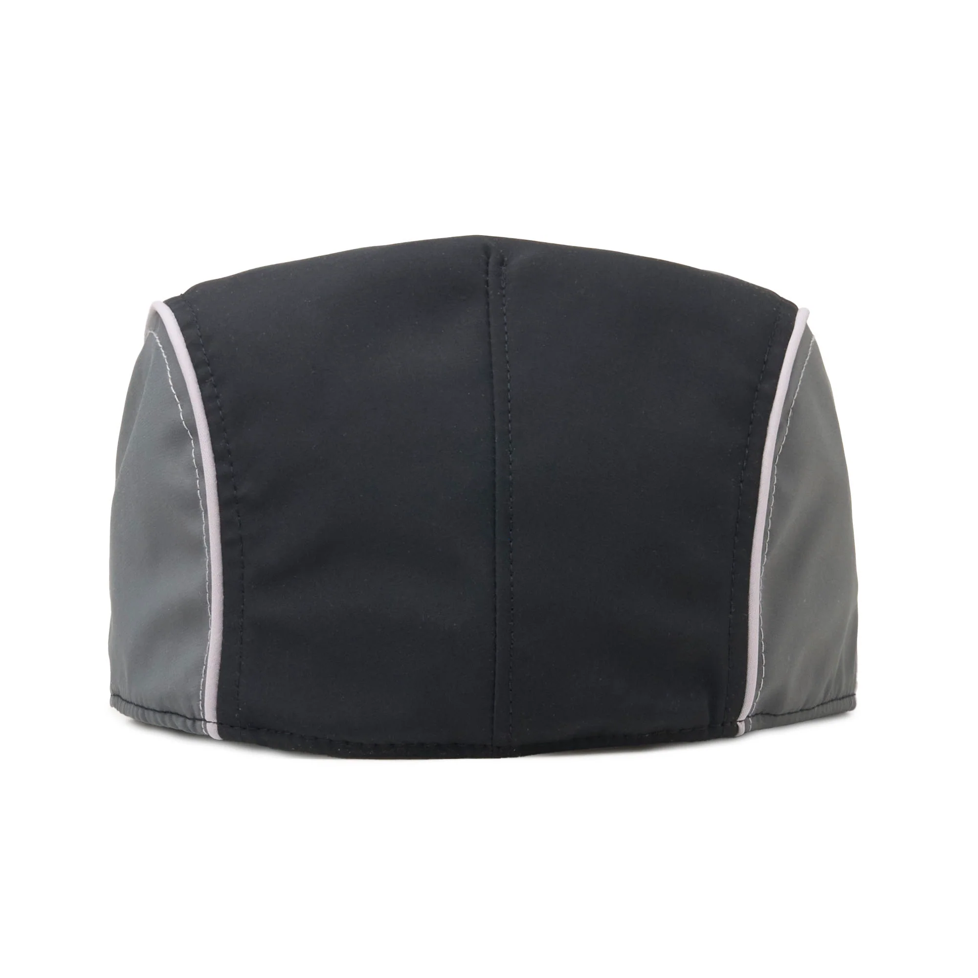 The Fairway Boston Scally Cap - Black with Grey - Image 6