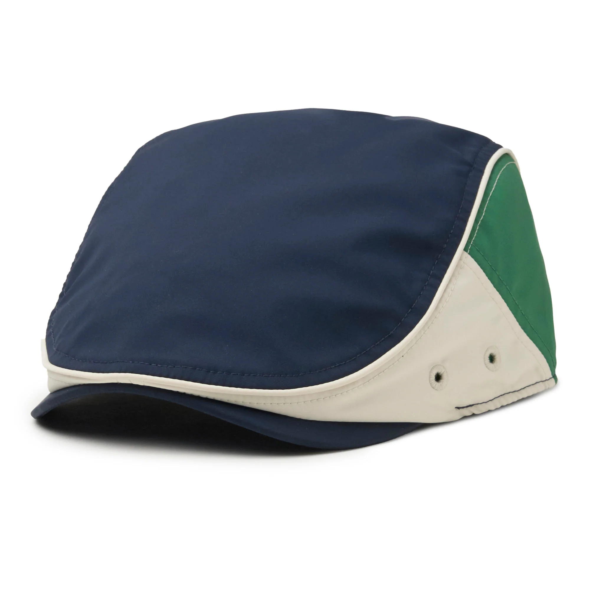 The Fairway Boston Scally Cap - Navy with Green - Image 4