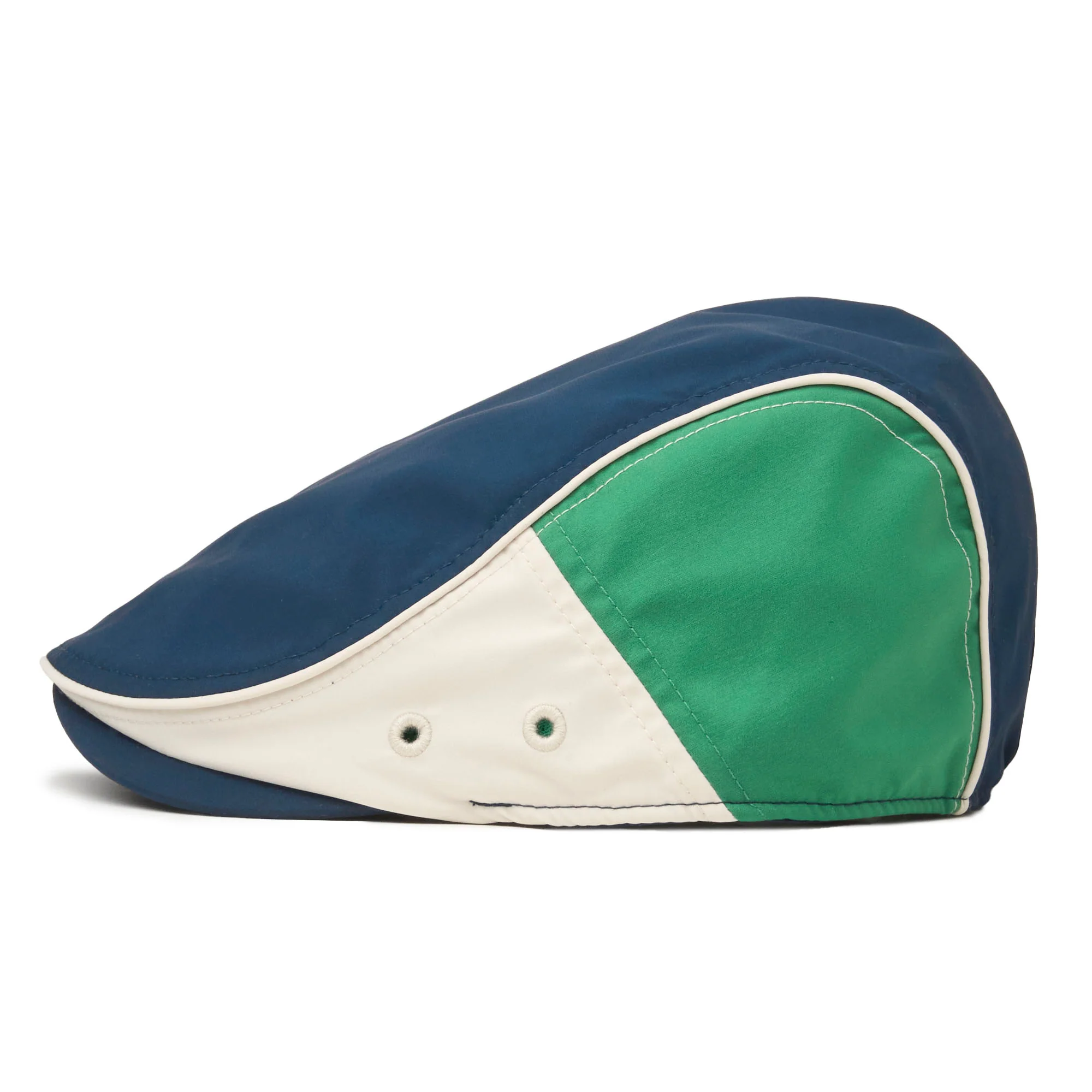The Fairway Boston Scally Cap - Navy with Green - Image 8