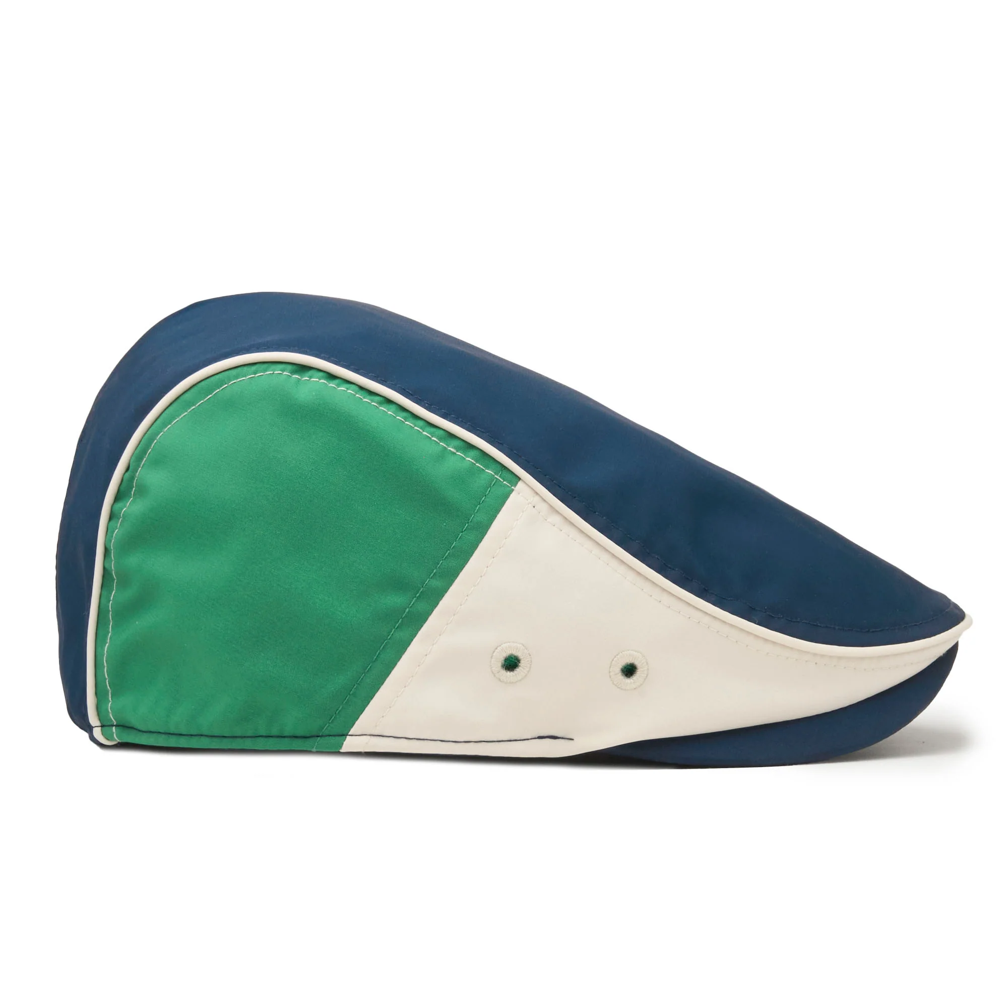 The Fairway Boston Scally Cap - Navy with Green - Image 9