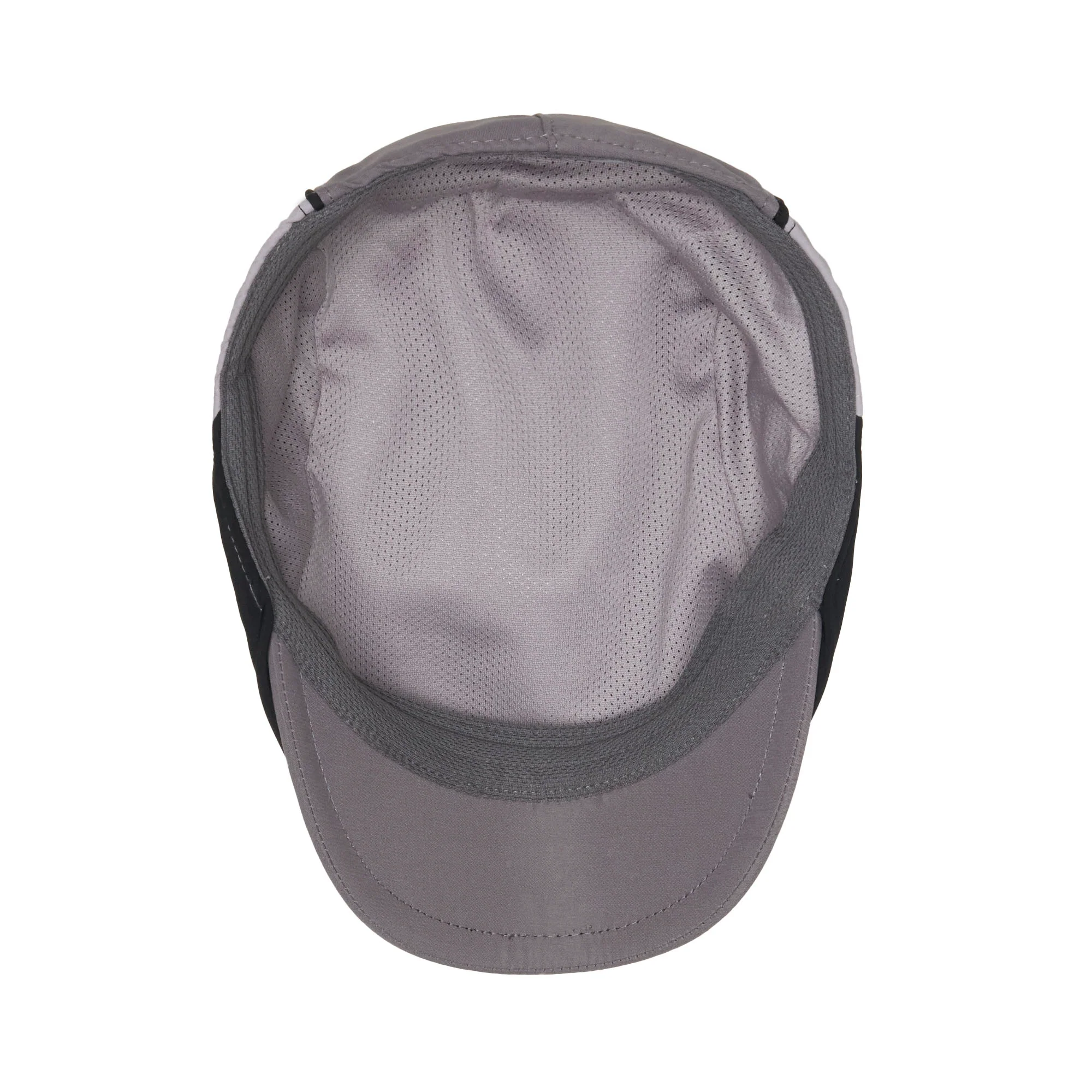 The Fairway Boston Scally Cap - Grey with Black - Image 3
