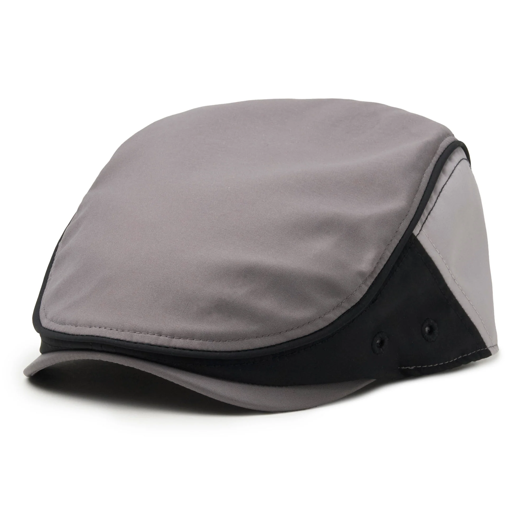 The Fairway Boston Scally Cap - Grey with Black - Image 4