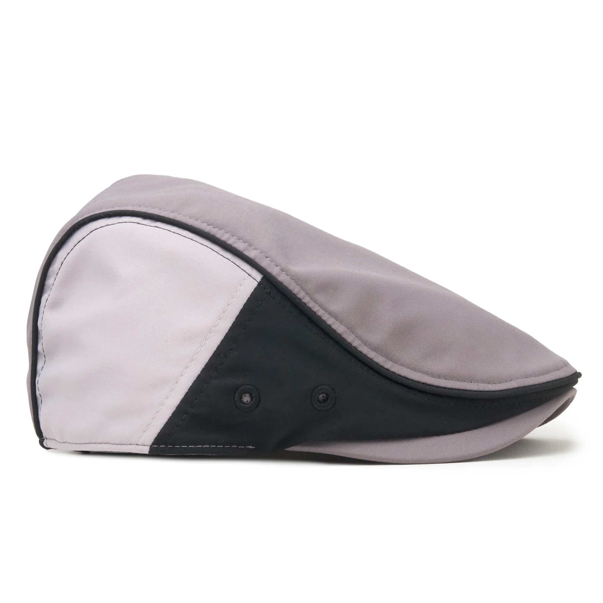 The Fairway Boston Scally Cap - Grey with Black - Image 9