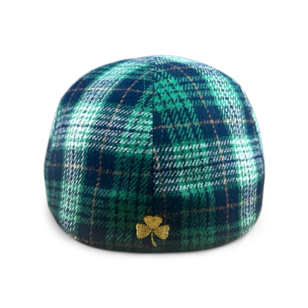 The Fighting Rock Boston Scally Cap - Green Plaid - Image 6