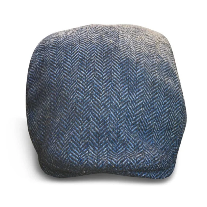 The G.O.A.T. Collectors Edition Boston Scally Cap - Patriot Blue Herringbone - Image 4
