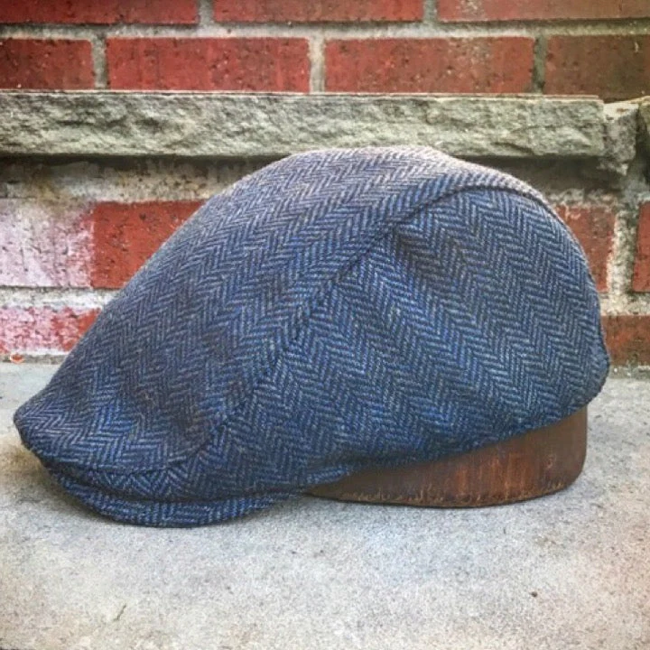 The G.O.A.T. Collectors Edition Boston Scally Cap - Patriot Blue Herringbone - Image 6