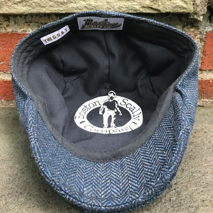 The G.O.A.T. Collectors Edition Boston Scally Cap - Patriot Blue Herringbone - Image 8