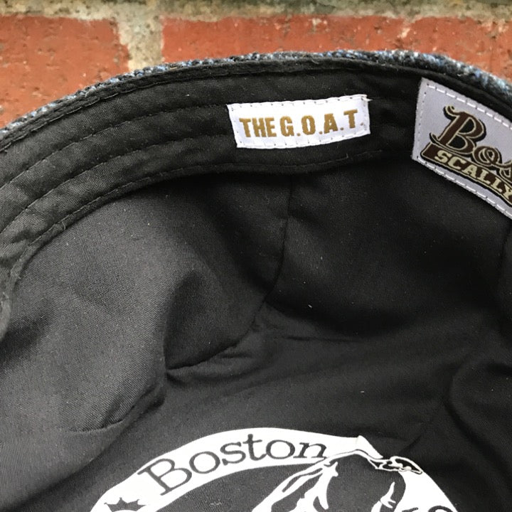 The G.O.A.T. Collectors Edition Boston Scally Cap - Patriot Blue Herringbone - Image 9