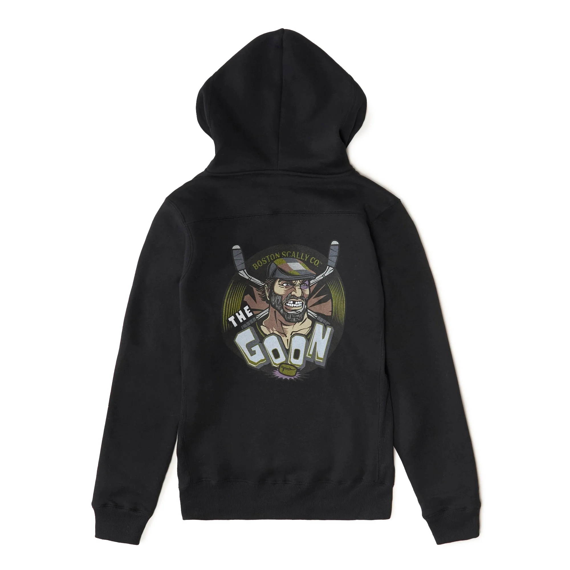 Boston Scally The Goon Hoodie - Black - Image 2