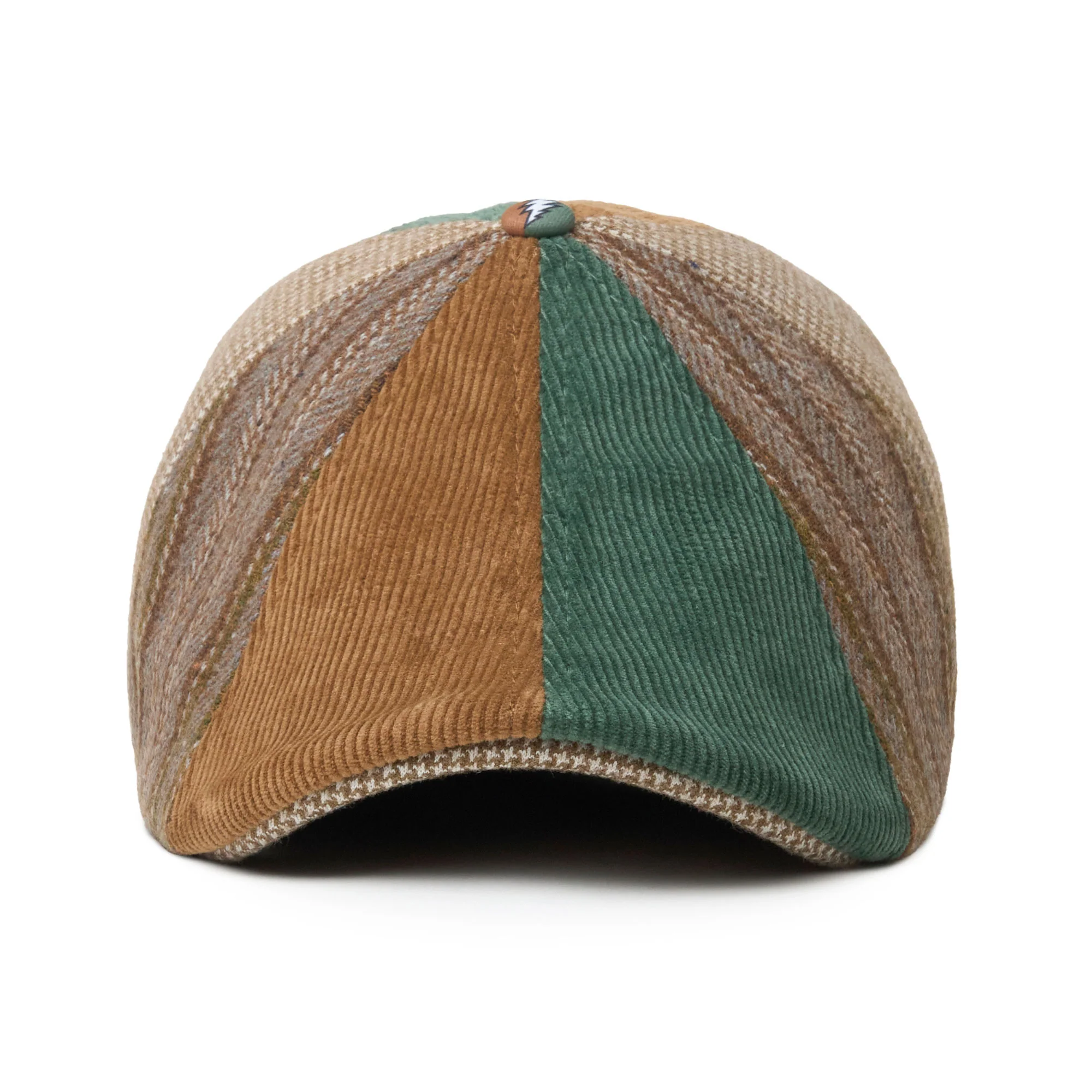 The Grateful Dead Dancing Bears Boston Scally Cap - Truckin' Patchwork - Image 5