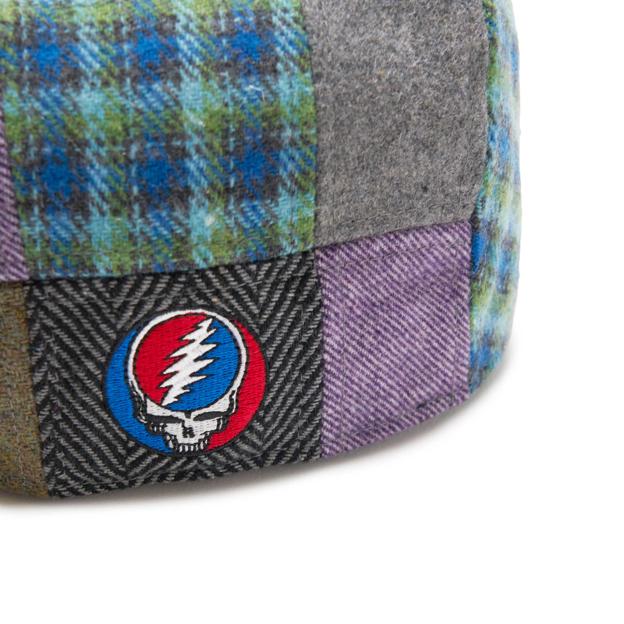 The Grateful Dead 60th Anniversary Boston Scally Cap - Patchwork Edition - Image 9