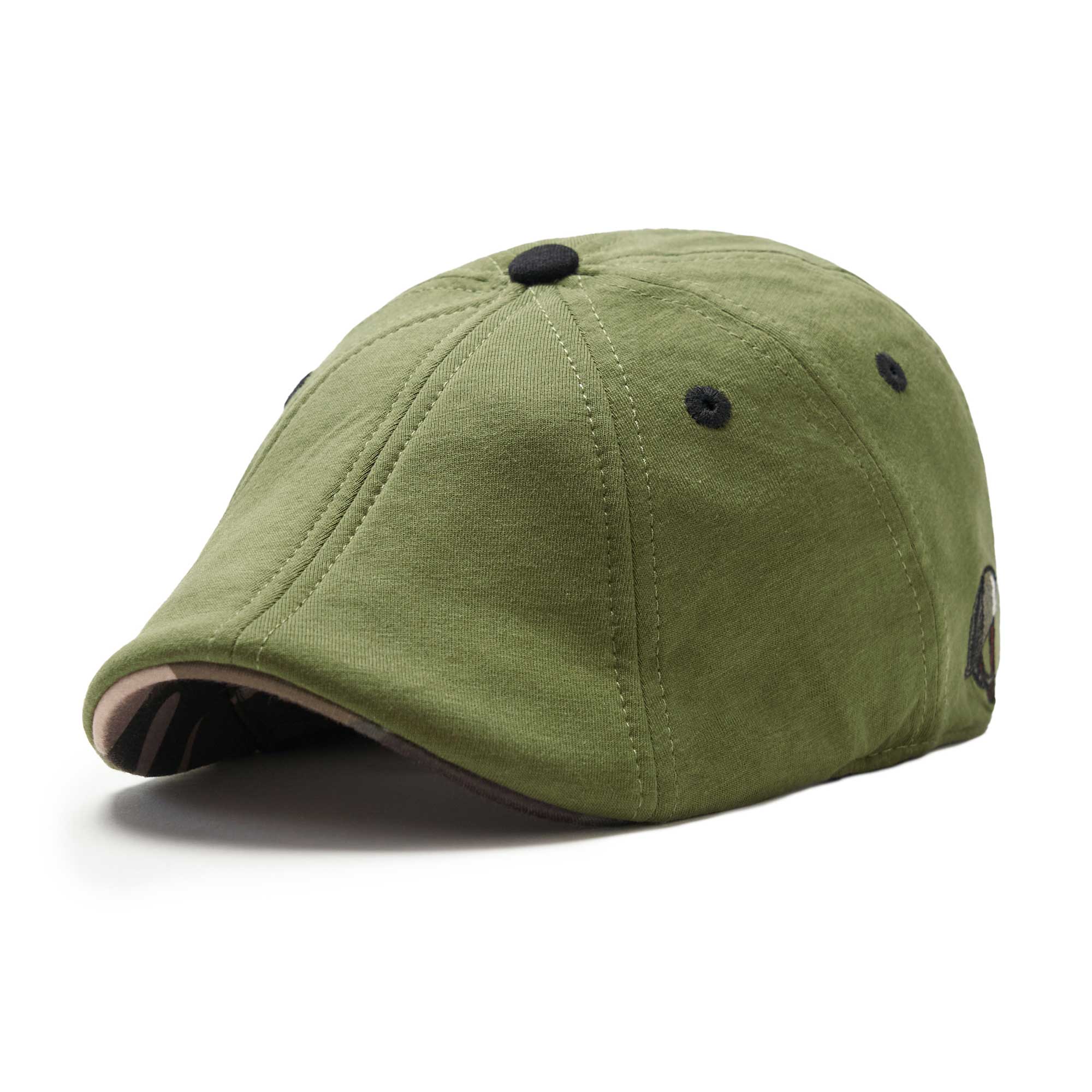 The Grunt Boston Scally Cap - Army Green - Image 3