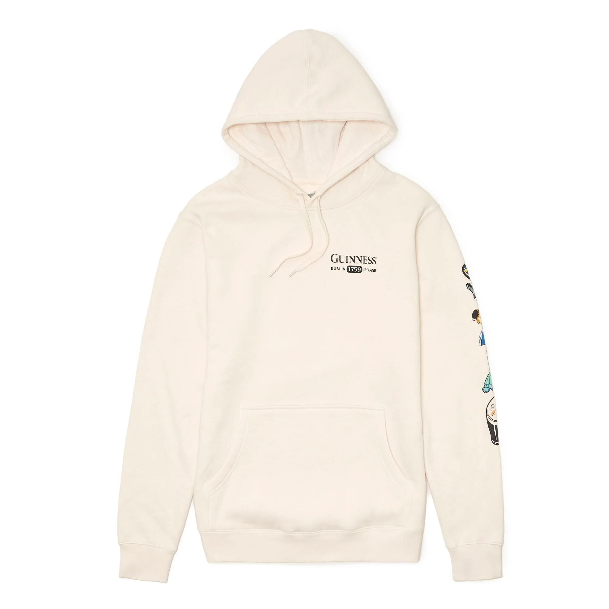 Boston Scally The Guinness Gilroy Hoodie - Vintage White